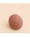 éponge konjac à l'argile rouge