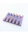 porte savon jesmonite bleu rose violet