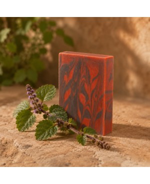 savon à l'huile essentielle de patchouli